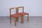 Esszimmerstühle aus Holz, 1980er, 2er Set 4