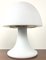 Lampe de Bureau Mushroom Modèle 6329 en Verre Blanc de Glashutte, 1970s 3