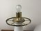 White Glass Mushroom Model 6329 Table Lamp from Glashutte, 1970s 4