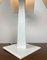Italian White Glass Table Lamp, 1980s 5