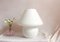 Italian Swirled Murano Glass Bucaneve Mushroom Lamp, 1970s 1