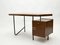 Metal Brass Black and Mahogany Desk by Georges Frydman for EFA, 1960s 10