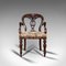 Vintage English Regency Style Mahogany Dining Chairs, 1980s, Set of 6 1