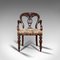 Vintage English Regency Style Mahogany Dining Chairs, 1980s, Set of 6, Image 1