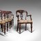 Vintage English Regency Style Mahogany Dining Chairs, 1980s, Set of 6 3