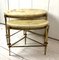 Brass and Marble Nesting Tables, 1970s, Italy, Set of 2 1