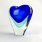 Cuore Sommerso Vase in Murano Glass by Valter Rossi for Vrm 2