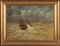 Emmanuel Joseph Lauret, Boat On the Wild Sea, Oil On Canvas 1