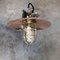 Japanese Industrial Cast Iron & Copper Ceiling Lamp, 1970s, Image 2