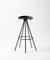 Black Aluminum Jamaica Stool 1