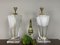 Large Acrylic Acrylic Glass and Brass Table Lamps, 1970s, Set of 2 9