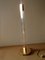 Vintage Acrylic Glass & Brass Floor Lamp 4