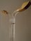 Vintage Acrylic Glass & Brass Floor Lamp, Image 12