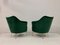 Italian Green Velvet Armchairs, 1950s, Set of 2 4