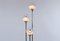 Italian Chrome and Glass Floor Lamp from Targetti, 1970s 5