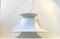 Vintage Danish White Pendant Ceiling Lamp from Jeka, 1970s 4