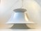 Vintage Danish White Pendant Ceiling Lamp from Jeka, 1970s 1