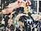 Siebdruck und Collage, Mimmo Rotella, The Lights of the City, Chaplin 3