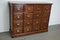 Vintage French Oak Apothecary Cabinet, 1930s, Image 13