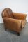 Club chair vintage in pelle color cognac, Paesi Bassi, Immagine 3