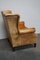 Club chair vintage in pelle color cognac, Paesi Bassi, Immagine 5