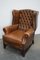 Vintage English Cognac Colored Leather Chesterfield Club Chair 10