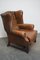 Vintage English Cognac Colored Leather Chesterfield Club Chair 4