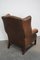 Club chair Chesterfield vintage in pelle color cognac, Regno Unito, Immagine 7