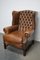 Vintage English Cognac Colored Leather Chesterfield Club Chair 2