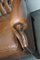 Vintage English Cognac Colored Leather Chesterfield Club Chair 11