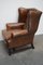 Vintage English Cognac Colored Leather Chesterfield Club Chair 6