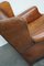 Vintage Dutch Cognac Colored Leather Wingback Club Chair, Image 14