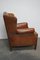 Vintage Dutch Cognac Colored Leather Wingback Club Chair, Image 4
