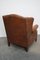 Vintage Dutch Cognac Colored Leather Wingback Club Chair 5