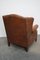Vintage Dutch Cognac Colored Leather Wingback Club Chair, Image 5