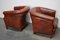 Vintage Dutch Cognac Colored Leather Club Chair, Set of 2 8