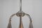 Art Deco Nickel-Plated Chandelier, 1920s, Image 5