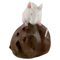 Porcelain Figurine of Mouse on a Chestnut from Royal Copenhagen, Early 20th Century, Image 1