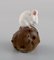 Porcelain Figurine of Mouse on a Chestnut from Royal Copenhagen, Early 20th Century 4