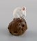 Porcelain Figurine of Mouse on a Chestnut from Royal Copenhagen, Early 20th Century, Image 4