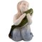 Porcelain Figurine of Mermaid With a Fish from Royal Copenhagen, 1920s, Image 1