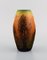 Dänische Vasen und Kleine Schale mit Handbemalten Keramiken von Ipsen's, 2er Set 3