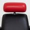 DS-57 Black and Red Leather Armchair by Franz Romero for De Sede 8