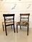 Antique Regency Inlaid Mahogany Dining Chairs, Set of 6, Image 9