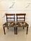 Antique Regency Inlaid Mahogany Dining Chairs, Set of 6 10
