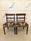 Antique Regency Inlaid Mahogany Dining Chairs, Set of 6, Image 10