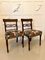 Antique Regency Inlaid Mahogany Dining Chairs, Set of 6 8