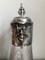 Antique Victorian Etched Glass and Silver Plated Claret Jug 7