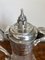 Antique Victorian Etched Glass and Silver Plated Claret Jug 6