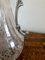 Antique Victorian Etched Glass and Silver Plated Claret Jug 8